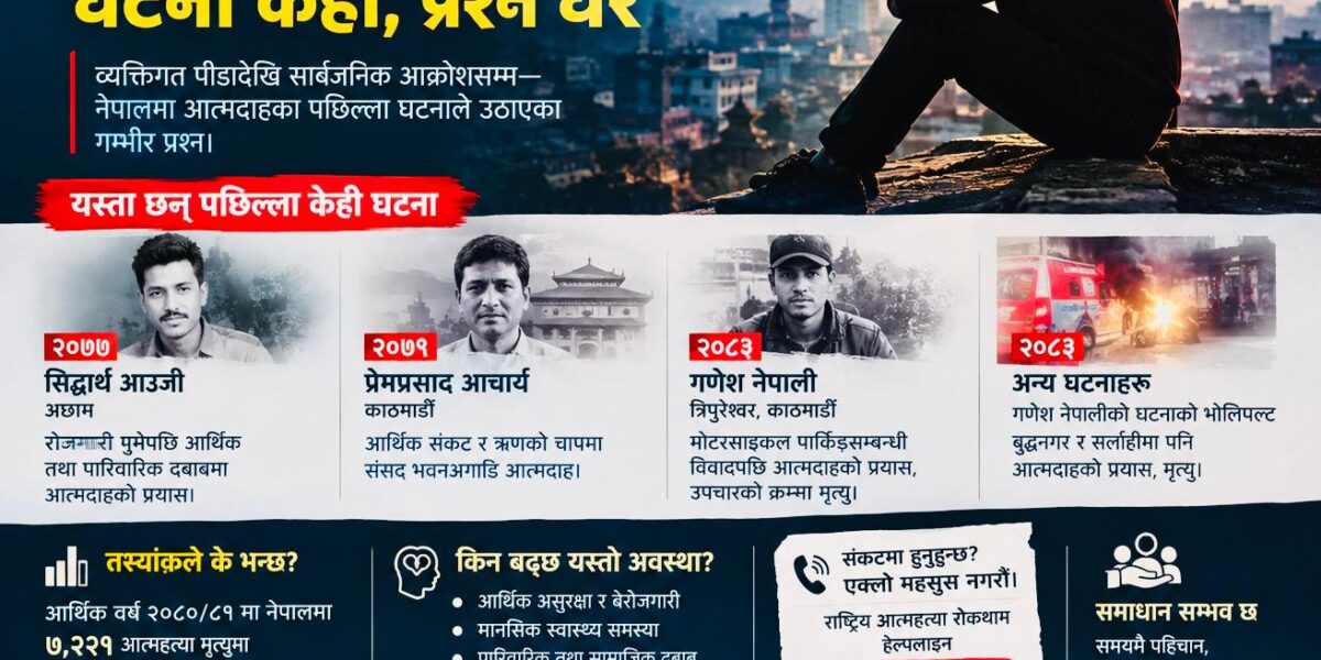 मानिसहरू किन आफ्नै जीवनविरुद्ध उभिन बाध्य भइरहेका छन् ?