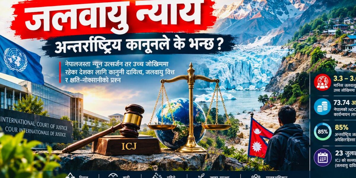 जलवायु न्याय : नेपालजस्ता देशका लागि अन्तर्राष्ट्रिय कानुनले के भन्छ ?