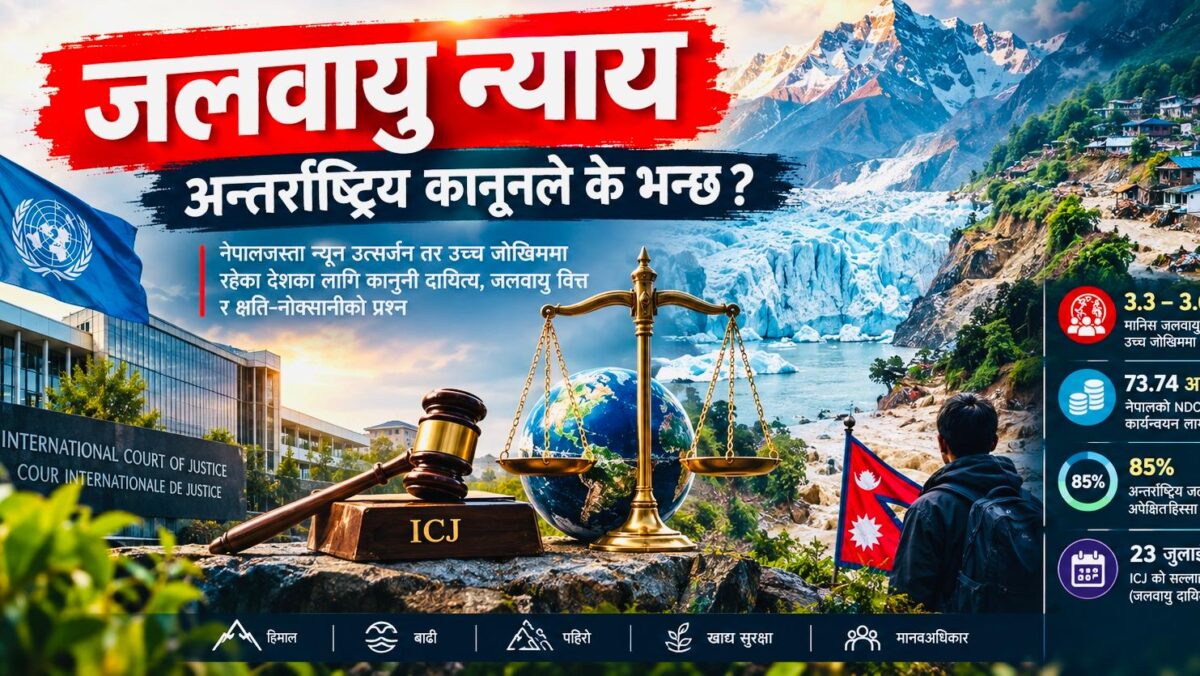 जलवायु न्याय : नेपालजस्ता देशका लागि अन्तर्राष्ट्रिय कानुनले के भन्छ ?