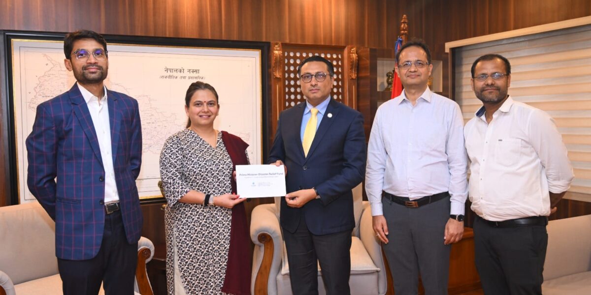 राष्ट्रिय विपद् मा शंकर ग्रुपको ४ करोड सहयोग